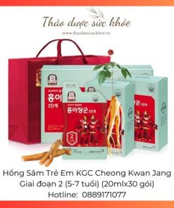 Hồng sâm cho Trẻ em 5-7 tuổi (30 gói x 20ml) KGC Cheong Kwan Jang
