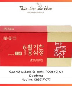 Cao Hồng Sâm lên men (100g x 3 lọ) – Daedong