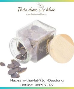 Hắc sâm Hàn Quốc thái lát