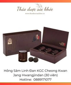 Hồng Sâm Linh Đan (hộp 30 viên) KGC Cheong Kwan Jang Hwangjindan