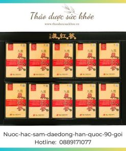Nước hắc sâm, hộp 90 gói