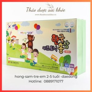 Hồng Sâm trẻ em từ 2 -13 tuổi