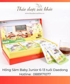 Hồng Sâm Baby Junior 6-13 tuổi (20ml*30 gói) – Daedong