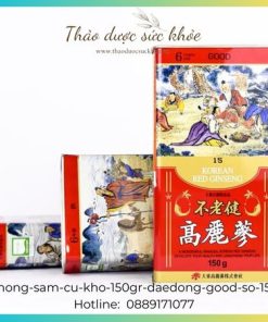 Hồng Sâm Khô Daedong Good Số 15 – 150g (5 Củ) Chính Hãng Hàn Quốc